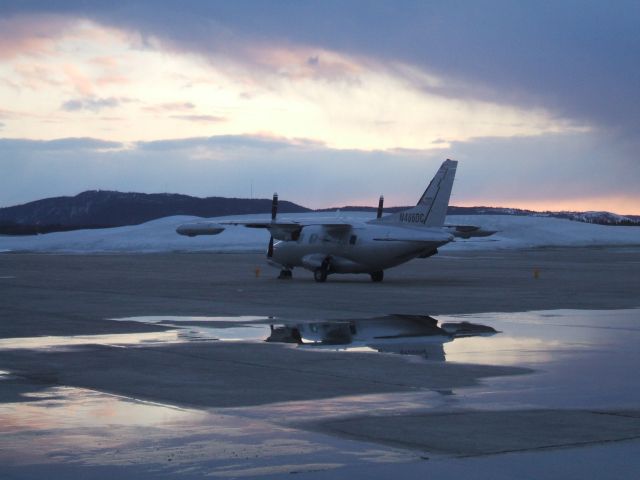 Mitsubishi MU-2 (N466DC) - Parked at Irving Aviation Goose Airport NL May 3/9