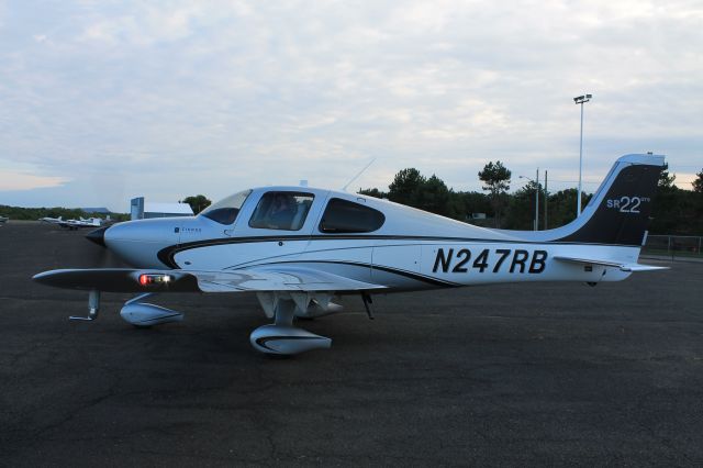 Cirrus SR-22 (N247RB) - OpenAir flight 1 (N247RB) just had its engine started at Robertson before he taxis to runway 20 for a departure to Leesburg Executive (KJYO).