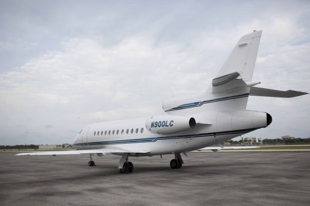 Dassault Falcon 900 (N900LC) - N900LC on charter from Boca Raton Airport for Airstrem Jets Inc.