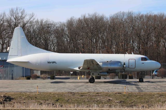 CONVAIR CV-580 (XA-UPL) - A familiar airframe with yet another registration. This Convair was first delivered to Hawaiian Airlines in 1952 and has undergone several registration changes since. One of them was N584E as seen in the database. It is now registered under Air Tribe and was seen at Toledo Express Airport (TOL/KTOL) Ohio-USA on 25 Mar 2018. It’s good to see her still flying.