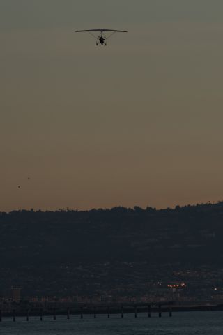 N449WB — - Sunset from the Manhattan Beach Christmas Pier 12/7/18