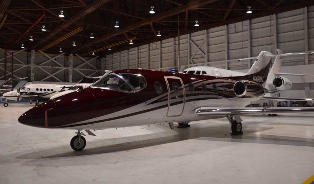 Beechcraft Beechjet (N488KL) - N488KL seen in a hangar at CLE. Please look for more photos at OPShots.net