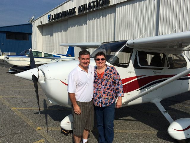 Cessna Skyhawk (NGF2EF) - Carolynn and I before our flight to Dekalb-Peachtree Airport (KPDK) in Atlanta, GA.