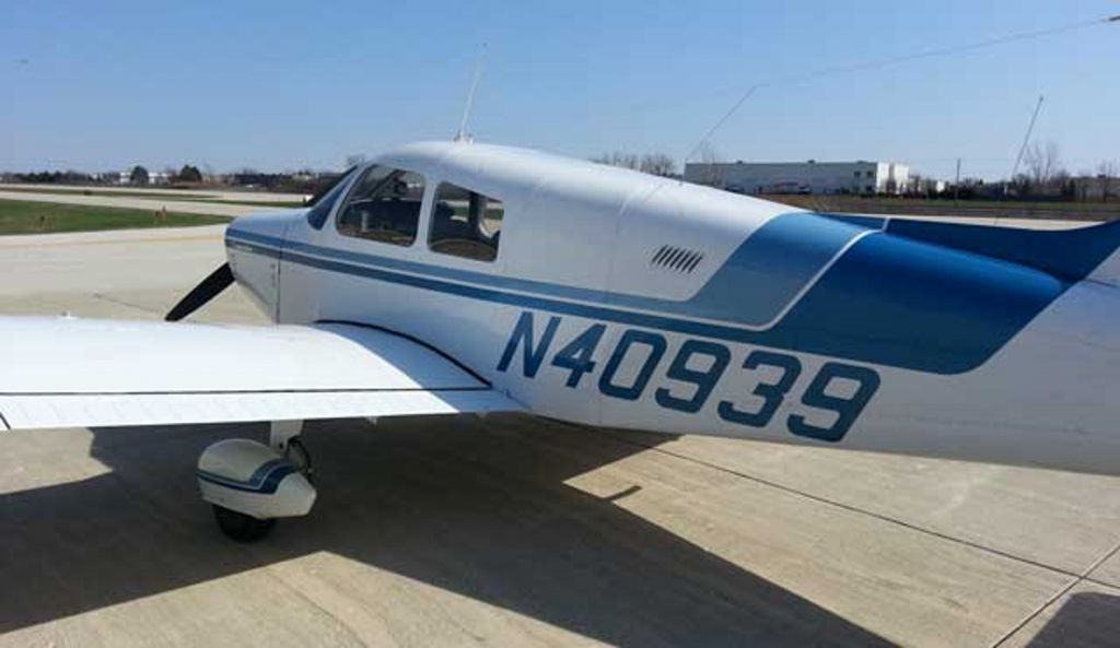 Piper Cherokee (N40939) - Lady Bluebird Relaxing in the Texas Sun!