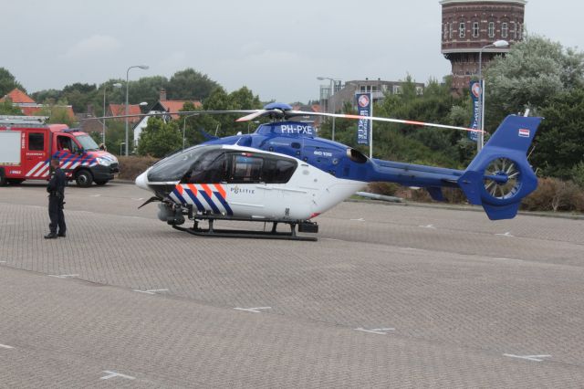 Eurocopter EC-635 (PH-PXE) - Dutch Police helicopter, at Rescue Vlissingen, 08-15-2018