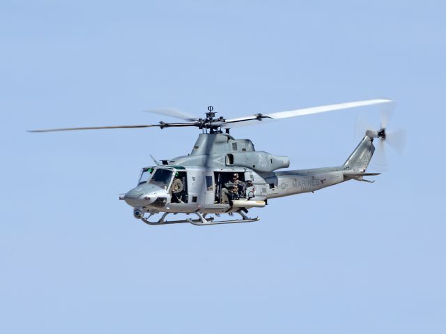 BELL UH-1Y (16-9247) - A USMC UH-1Y Venom from Marine Operational Test and Evaluation Squadron One (VMX-1) performing at the Yuma Air Show, 9 Mar 2024.