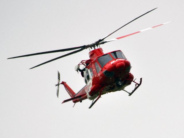 Bell JetRanger (VH-LSA) - Heading off on another emergency flight. Wednesday 4th July 2012.