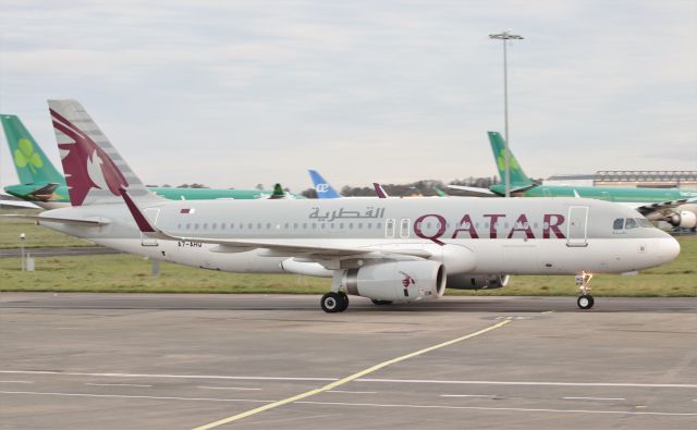 Airbus A320 (A7-AHQ) - qatar a320-232 a7-ahq arriving in shannon for repaint by iac 11/10/20.