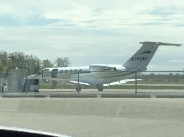 Cessna Citation CJ4 (N245MG) - Spotted while driving by