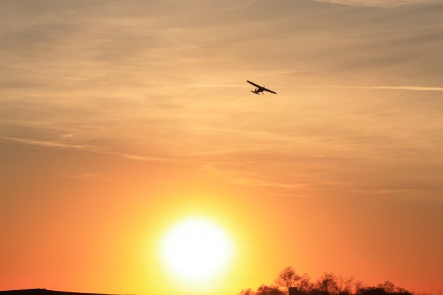 Cessna 175 Skylark (N7688M) - End of a wonderful day on the West Coast