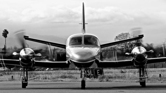 Cessna Conquest 1 (N48AM) - Nothing but thrust coming out of this Conquest I.