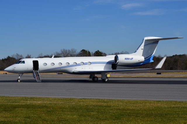 Gulfstream Aerospace Gulfstream V (N961JF) - BANG JETS LLC at KJQF - 1/25/19