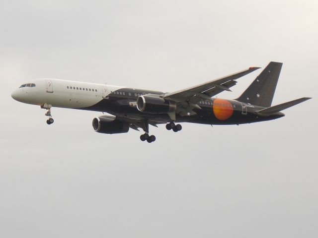 Boeing 757-200 (G-ZAPX) - early morning shot on May-11-2015 at Myrtl Ave., TW6 