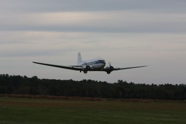 Douglas DC-3 (N61981) - Doing a Fly by