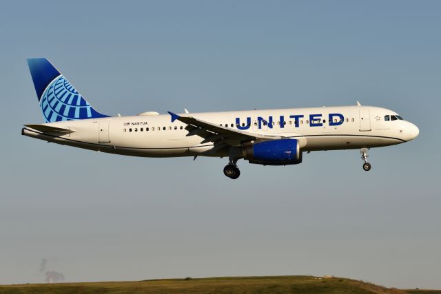 Airbus A320 (N497UA) - 10-C 10-23-21