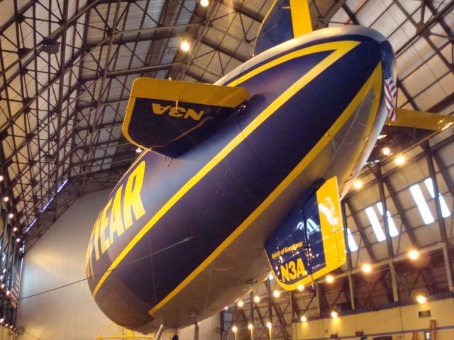 Unknown/Generic Airship (N3A) - Spirit of Goodyear in hangar in Akron OH.