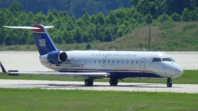 Canadair Regional Jet CRJ-200 (N431AW) - Taken June 7, 2015.