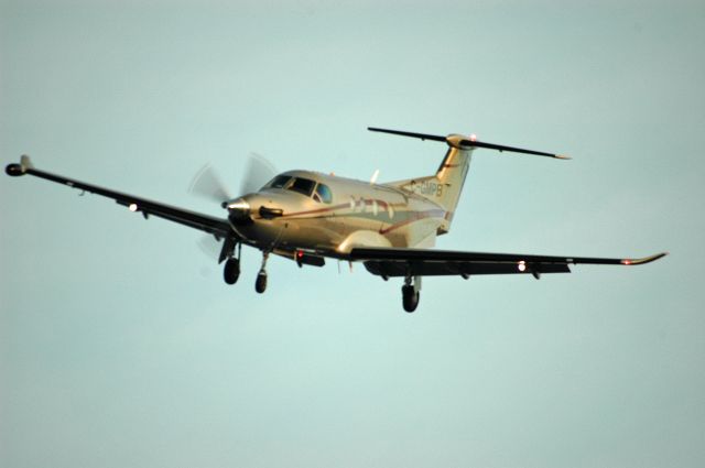 Pilatus PC-12 (C-GMPB) - A surprise visitor to Peterborough Airport (at least to me). This Pilatus PC12/47E (c/n 1304) suddenly appeared from behind some trees on December 23, 2019. It was not on any flight scanners I have. I later discovered it was operated by the Royal Canadian Mounted Police, so now I understand why it was was not "seen".