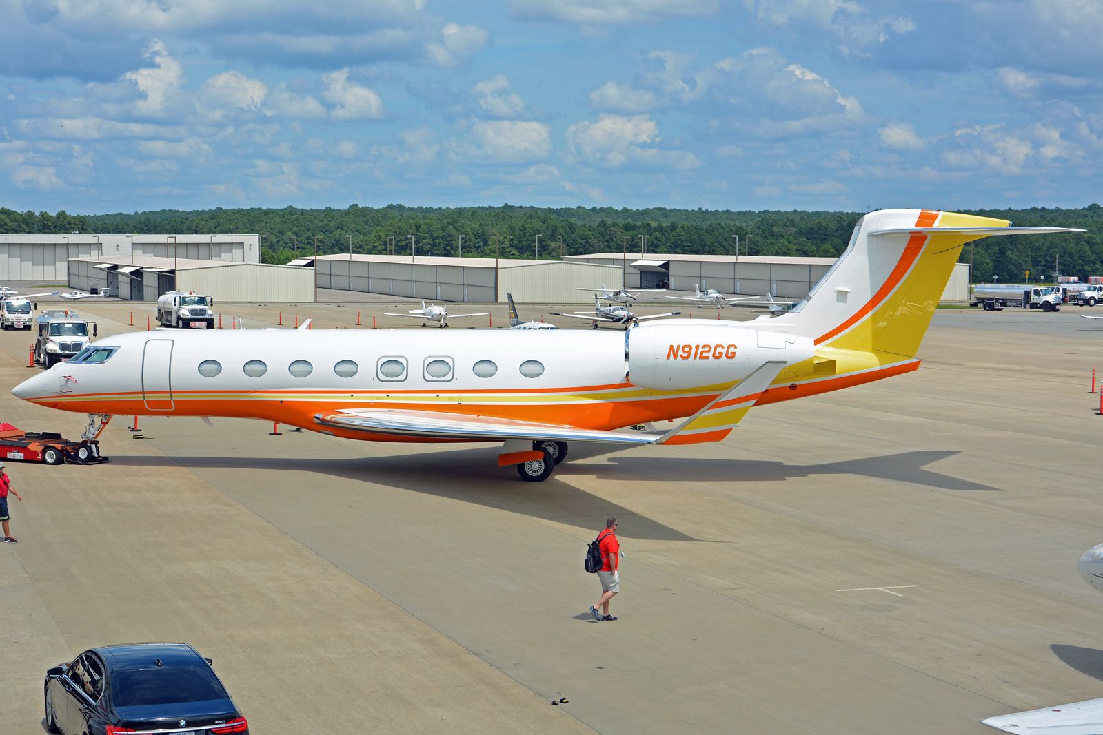 Gulfstream Aerospace Gulfstream G650 (N912GG) - Brand new G650ER delivered from Savannah this morning for GF Management. 