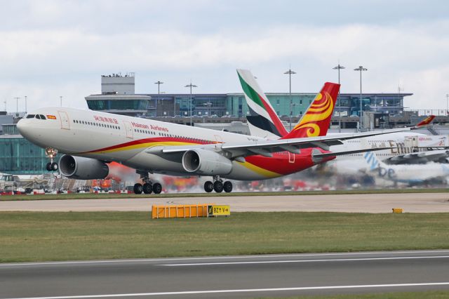 Airbus A330-300 (B-303C) - Making a second visit to Manchester a month after delivery, B-303C starts the long haul to Beijing as CHH7904