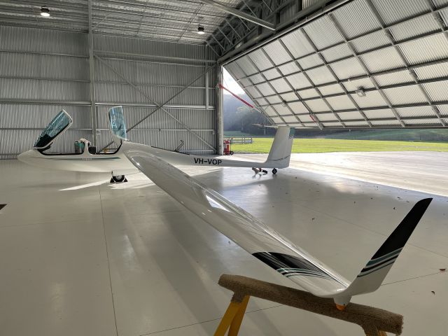VH-VOP — - VH-VOP in the airfield hangar at The Vale (YVAL)