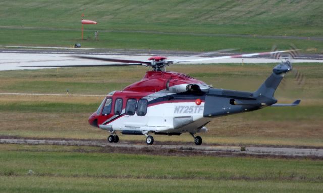 BELL-AGUSTA AB-139 (N725TF) - Pre-departure runup for this 2007 AgustaWestland A139 Rotorcraft in the Autumn of 2019.