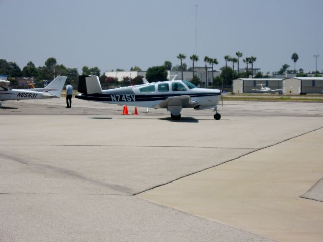 N745V — - 1965 Beechcraft S35br /Taxiing at Fullerton