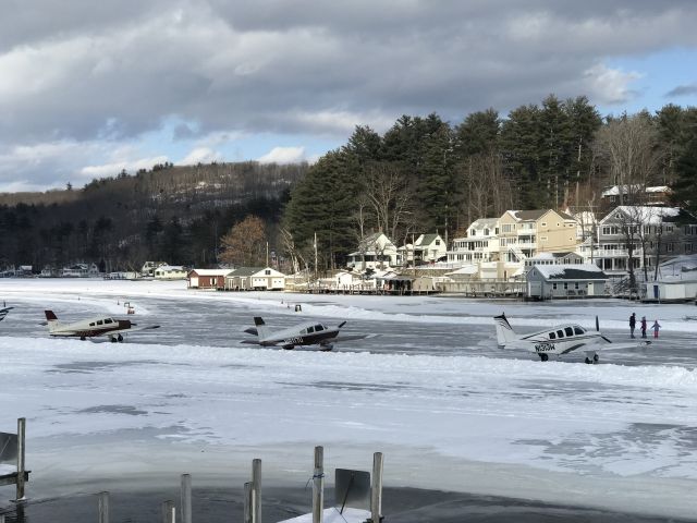 Beechcraft Bonanza (36) (N1313W) - Alton Bay Ice Runway