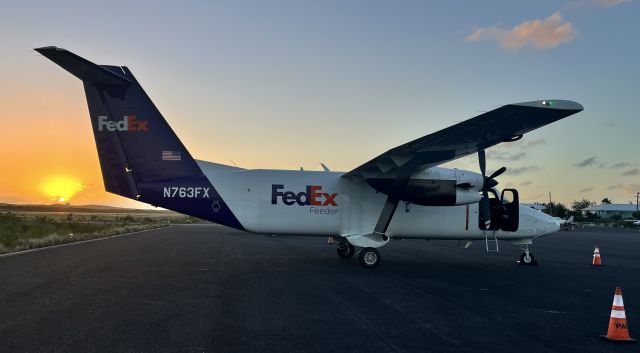CESSNA 408 SkyCourier (N763FX) - Repositioning another C408 to the PR base...