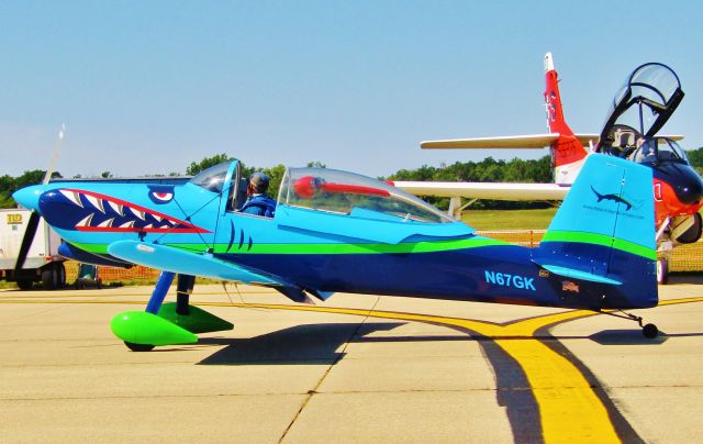 Vans RV-8 (N67GK) - Wicked stunt plane at the Waukegan Airshow 2023 