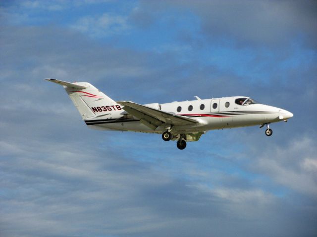 Beechcraft Beechjet (N835TB) - Landing RWY 20R