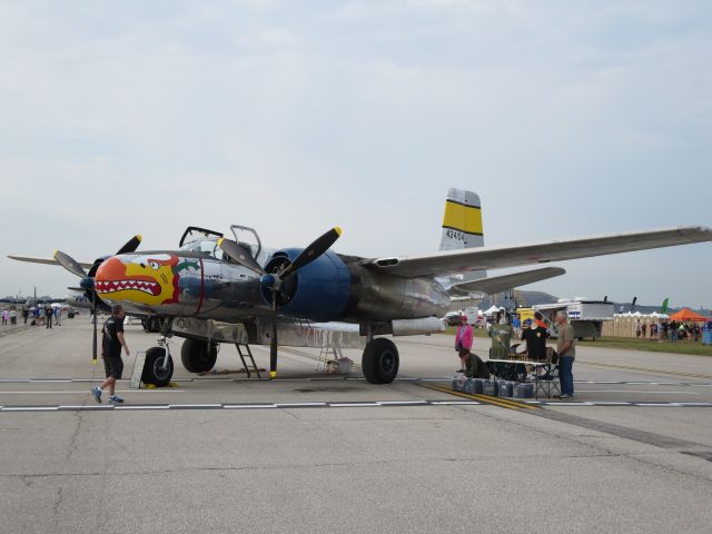 Douglas A-26 Invader (N99420) - Douglas A-26B Invader with six gun nose @ Thunder Over Michigan in 2015 44-34104