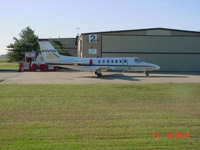 Cessna Citation V (N399QS) - Parked on ramp 11/11/09
