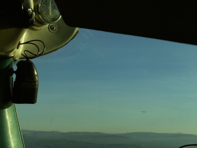 — — - Almost at Manchester airport flight path ( with permission ) another aircraft on finals