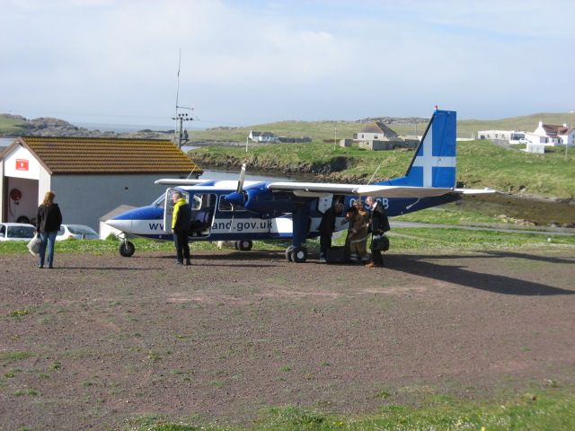 G-SICB — - Offloading the doctor and nurse for a weekly clinic at Out Skerries Shetland UK