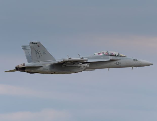 McDonnell Douglas FA-18 Hornet (16-9208) - EA-18 Growler blasting out of EAA Airventure 2019.