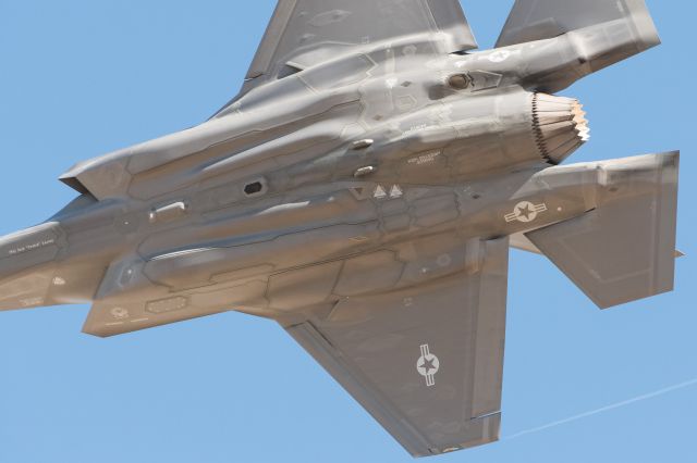 Lockheed F-35C — - Sorta gives you an idea why it costs so much I guess. Over Davis Monthan AFB, Tucson Feb 11, 2017.