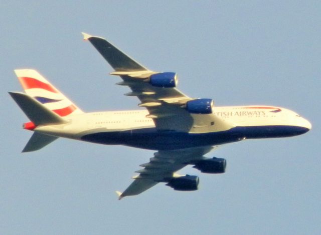 Airbus A380-800 (G-XLEF) - Descending "To KMIA!Making a Race-track Approach