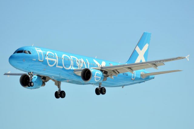 Airbus A320 (N279GX) - Gemini 2908 arriving from Orlando Sanford 