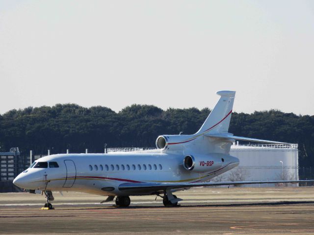 Dassault Falcon 7X (VQ-BSP) - I take a picture on Jan 7, 2017