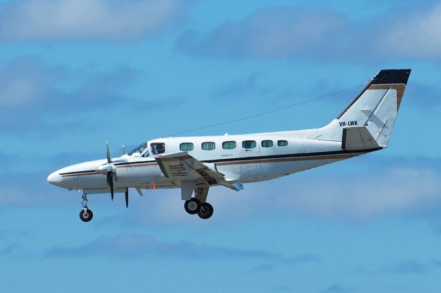 Cessna Conquest 2 (VH-LWK) - Cessna Conquest 441 sn 44110088. Corsair Pty Ltd VH-LWK. rwy 03 YPPH 20 August 2022