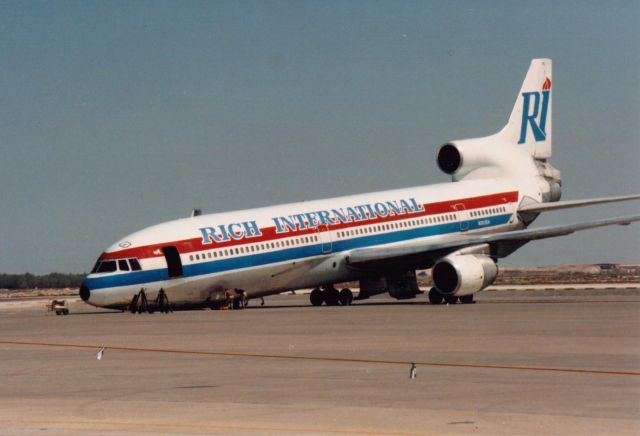 N303EA — - Parked next this L-1011. One minute later its sitting on nose.  Dhahran, Saudi Arabia 1996