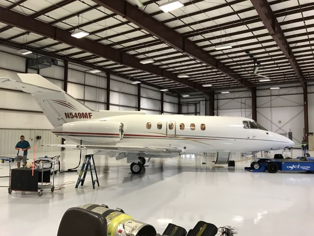 Hawker 800 (N549MF) - ADS-B , interior and 48 month completion. 