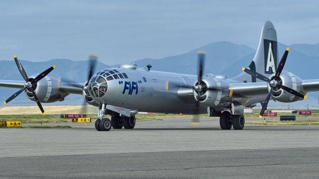 Boeing B-29 Superfortress (N529B) - Fifi rocking into KBJC for the last flight on this leg of the Airpower History Tour