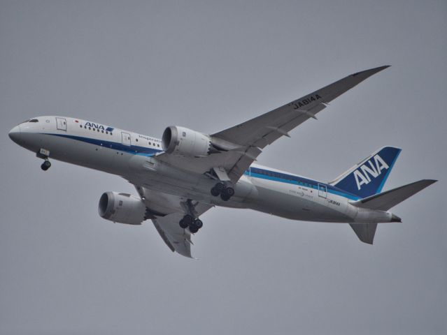 JA814A — - Over Boeing Field, while on final for KSEA, Seattle, Washington.