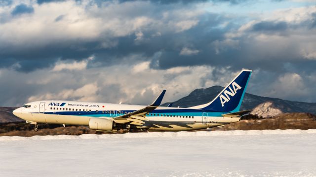 Boeing 737-800 (JA78AN) - 全日空 - All Nippon Airways [NH/ANA] / Boeing 737-881br /Jan.24.2016 Hakodate Airport [HKD/RJCH] JAPAN