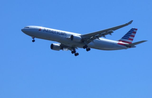 Airbus A330-300 (N274AY) - Shown here on approach is an American Airlines Airbus A330-300 in the Summer of 2018.