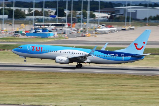 Boeing 737-800 (G-TAWN) - Taken from Freeport Carpark