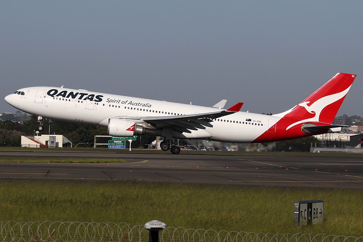 Airbus A330-200 (VH-EBE) - on 31 October 2018