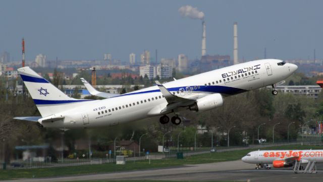 Boeing 737-800 (4X-EKU) - formerly known and flown as OE-LNT Austrian (Star Alliance) and Lauda Air!